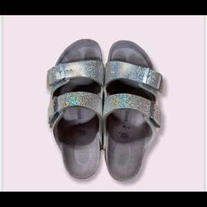 Birkenstock | Kids | Metallic Two-Strap Sandal